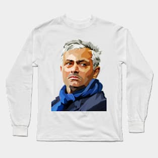 Mourinho Lowpoly Arty Long Sleeve T-Shirt